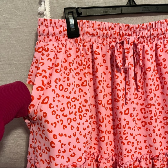 Pink Tiered Maxi Skirt for Casual Resort Wear - Picture 2 of 12